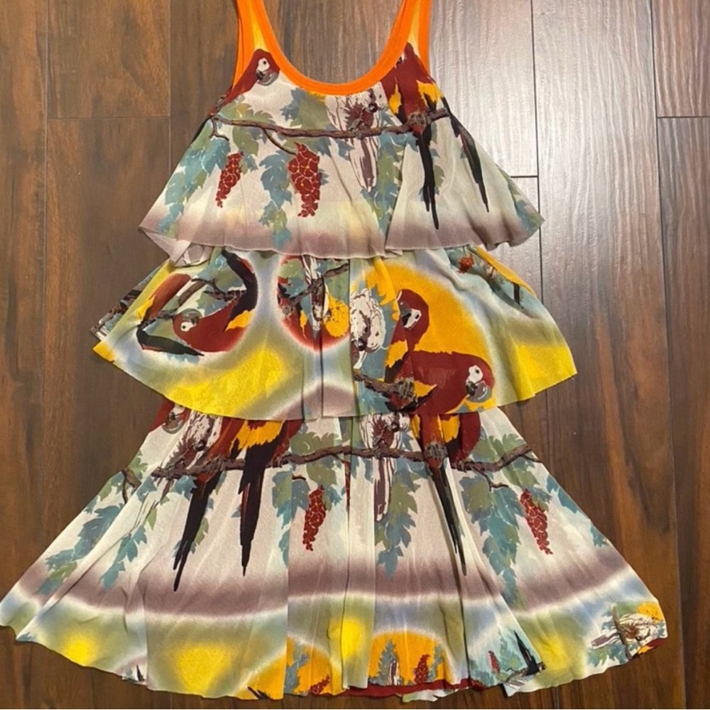 Jean Paul Gaultier parrot dress